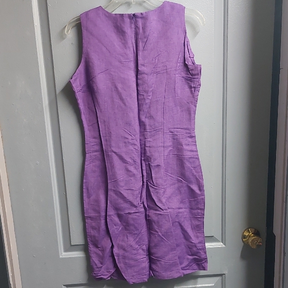 Chic Purple Sleeveless Mini Dress - Picture 7 of 16